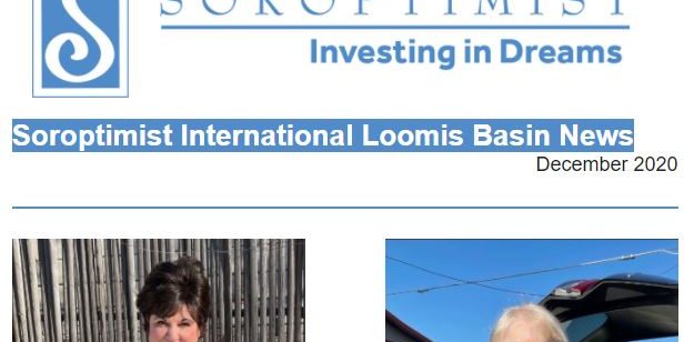 news dec 2 masthead of Dec 2020 newsletter