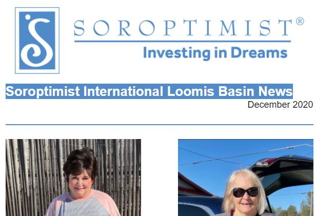 news dec 2 masthead of Dec 2020 newsletter