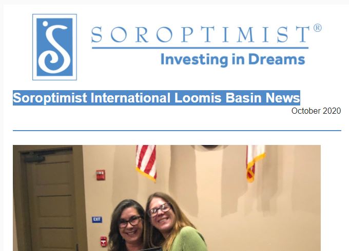 news oct 2020 masthead of October 2020 newsletter