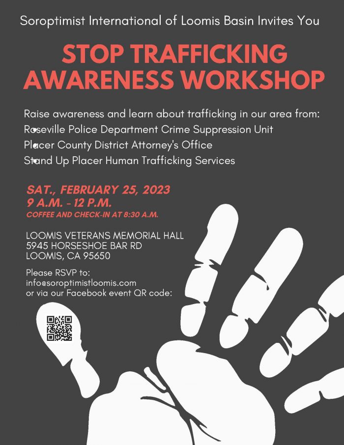 Sorop Human Trafficking Flyer