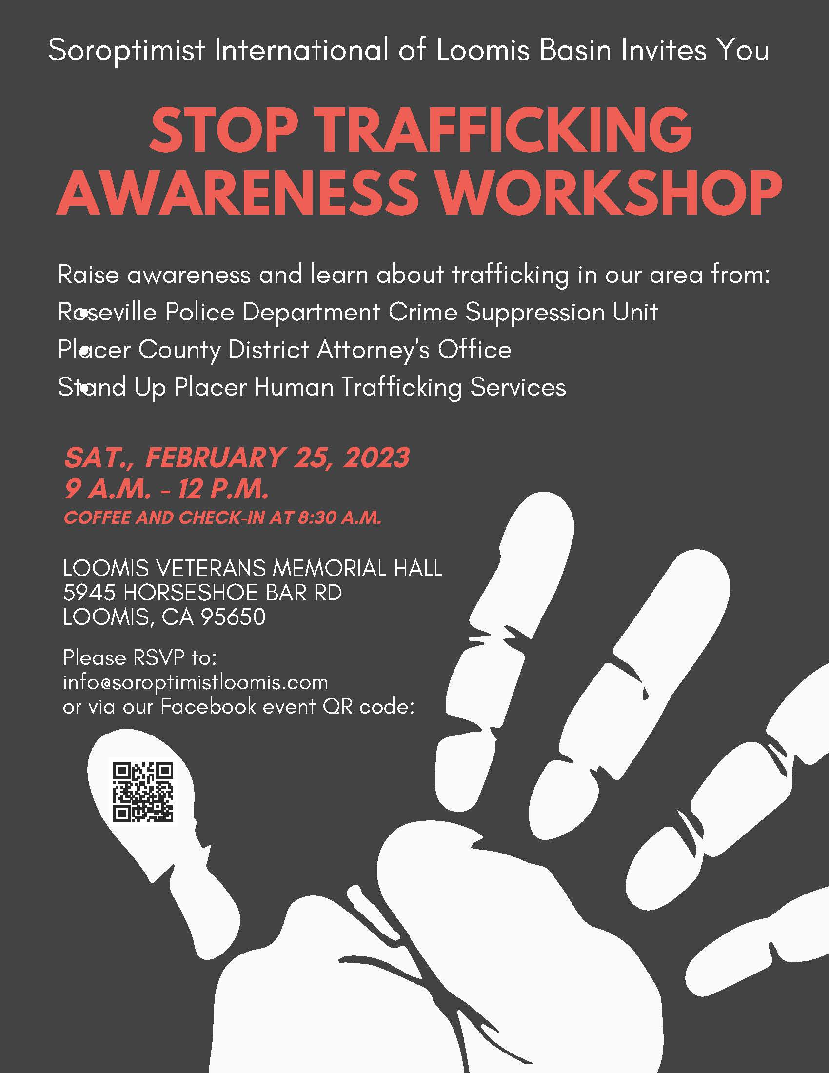 Sorop Human Trafficking Flyer